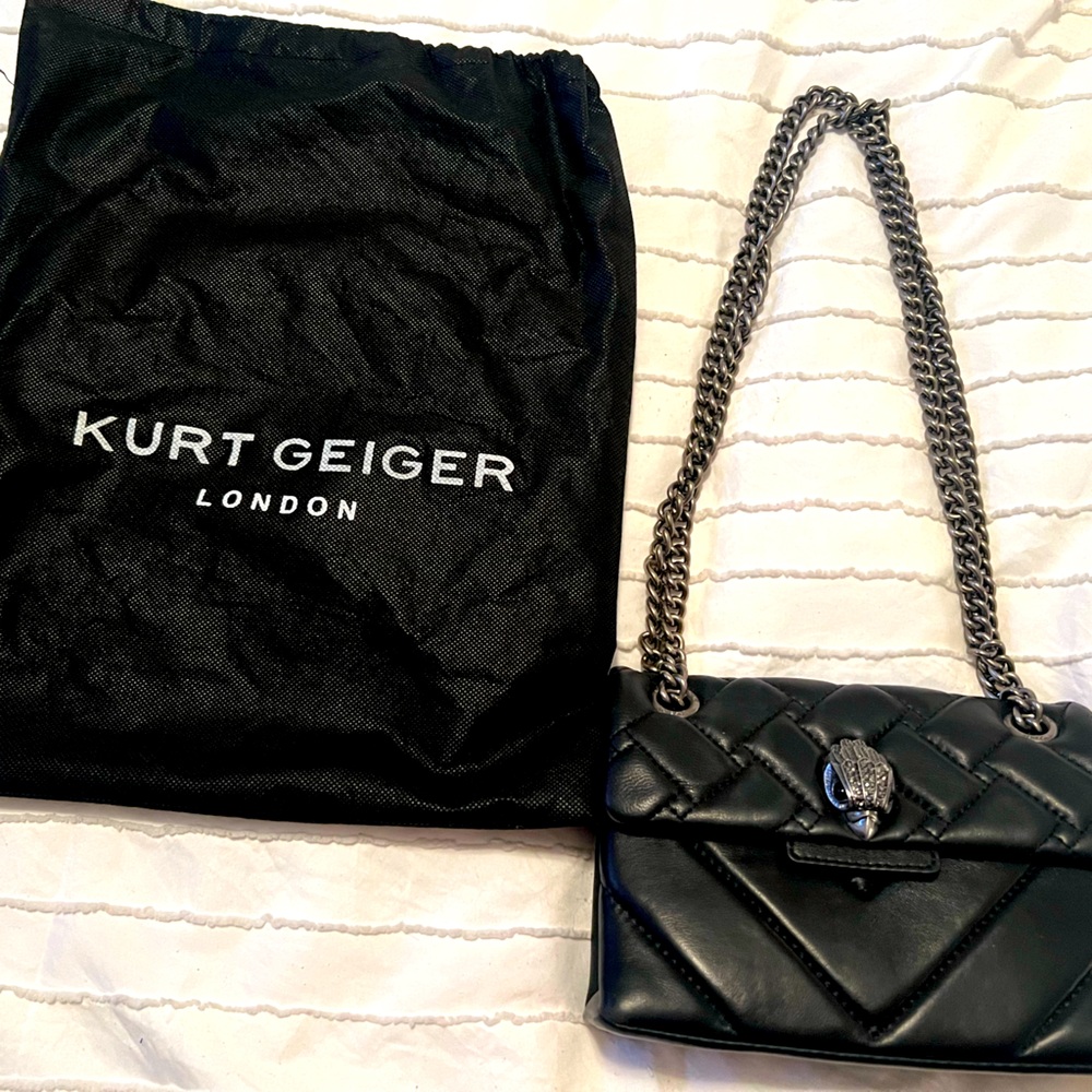 Kurt Geiger EUC crossbody bag Black